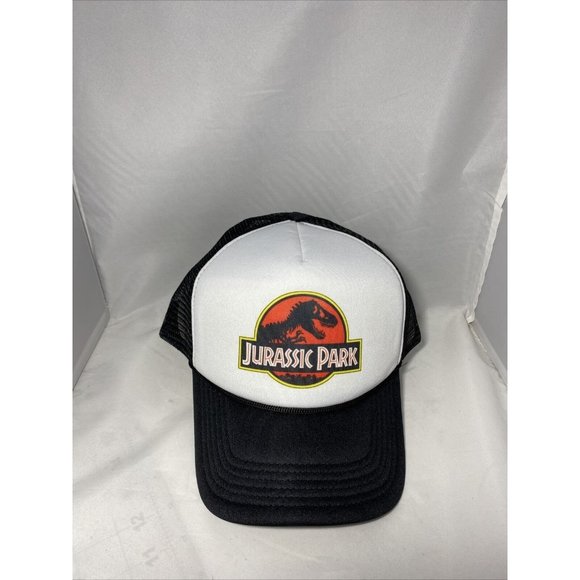 Jurassic Park Trucker Hat Mesh Hat Adjustable Cap Jurassic Park Hat - Picture 5 of 5